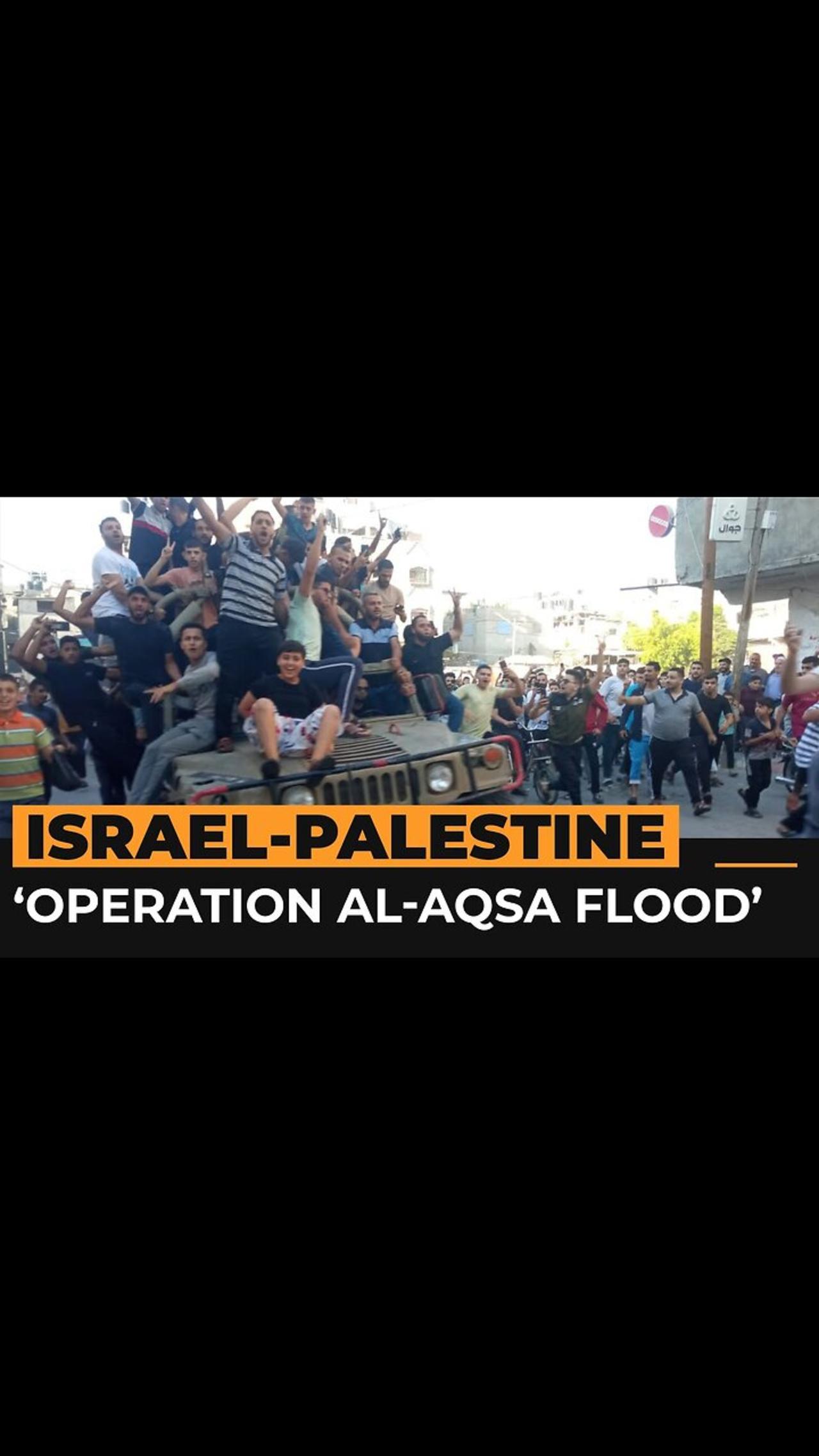 Israel ‘at war’ with Hamas as ‘Operation Al-Aqsa Flood’ under way _ Al Jazeera Newsfeed