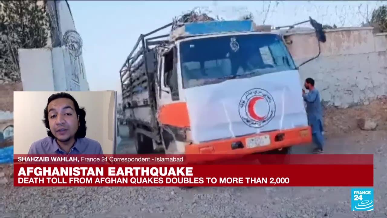 WORLD NEWS Powerful earthquakes kill over 2,000 in Afghanistan • FRANCE 24 English