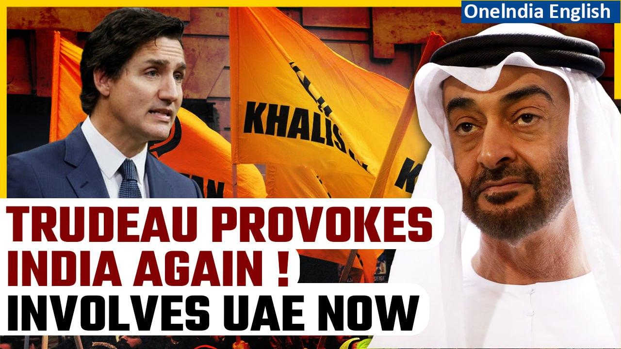 Canada vs India: Justin Trudeau speaks of India-Canda row with UAE President. Why? | Oneindia News