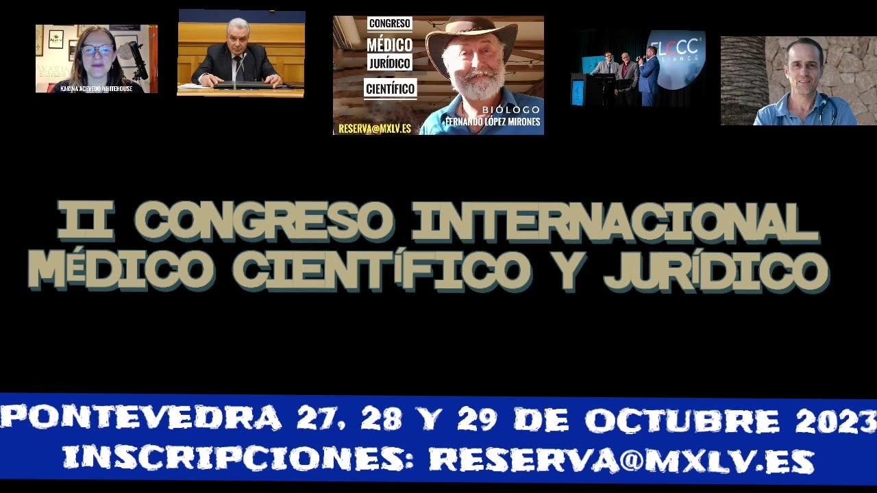 II Congreso Médico Jurídico y Científico Presencial - Pontevedra del 27 al 30 octubre 2023