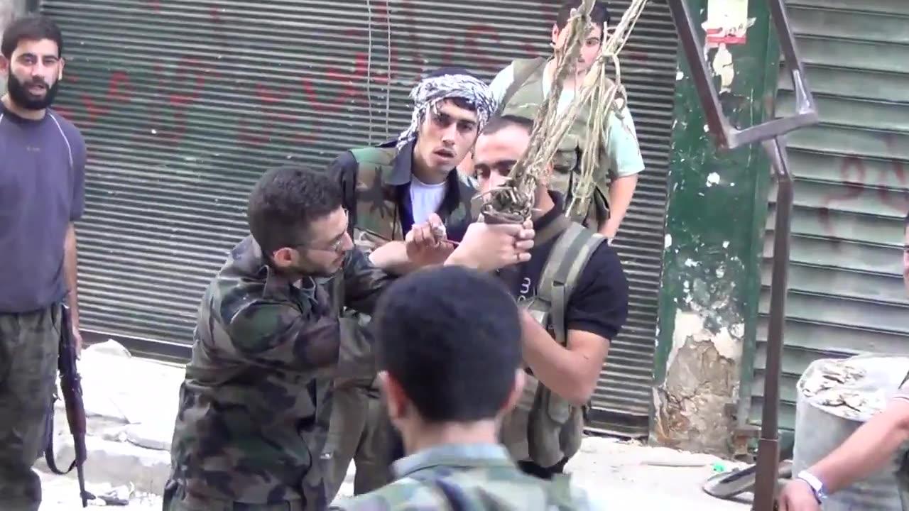 💥 Al-Farouq Battalion vs. Syrian Army | Homemade Slingshot Explosives | Homs 2012 | RCF