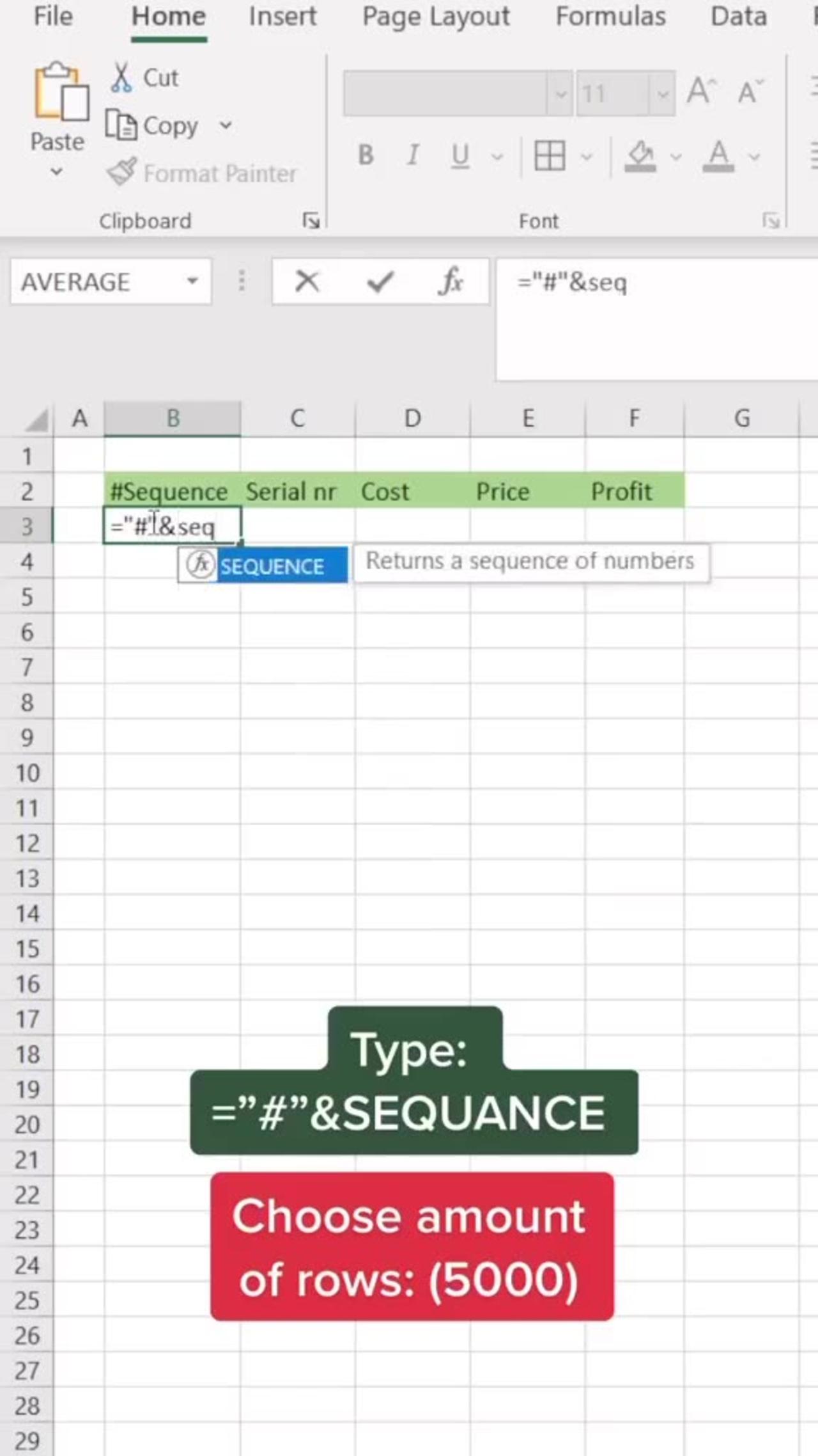 How to use the sequence function in excel | - One News Page VIDEO