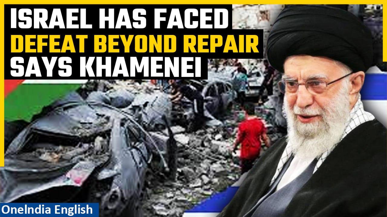 Israel War: Israel faces military defeat beyond repair, proud of Palestine, says Khamenei | Oneindia
