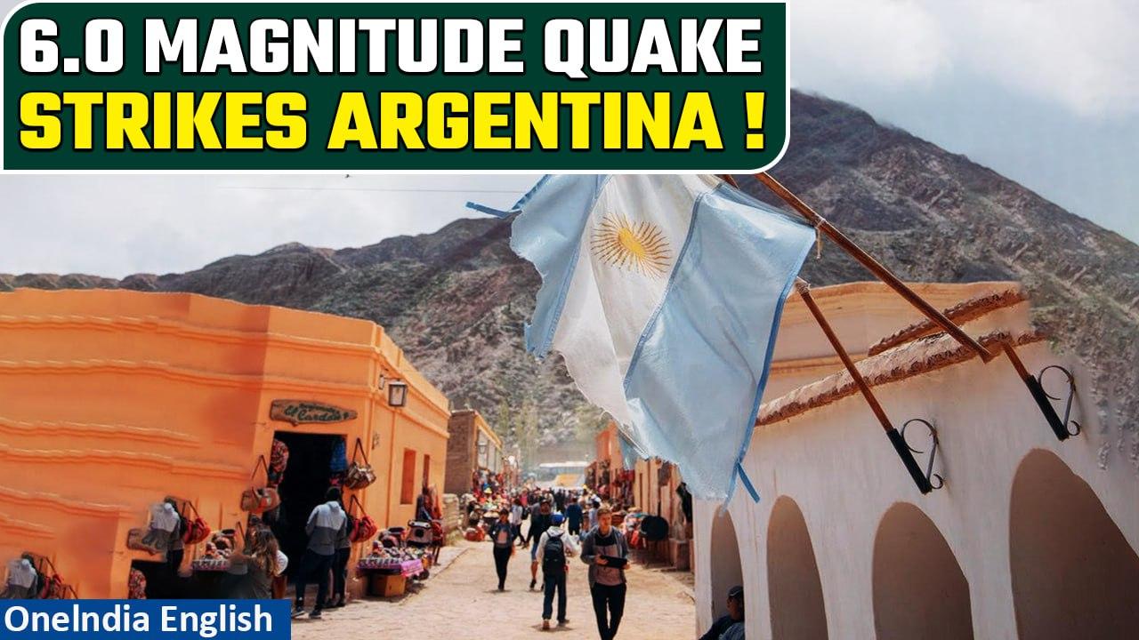 Argentina Earthquake: 6.0 magnitude quake hits Jujuy region of Argentina | Oneindia News