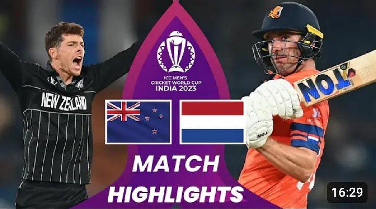 NZ vs Ned match full highlights