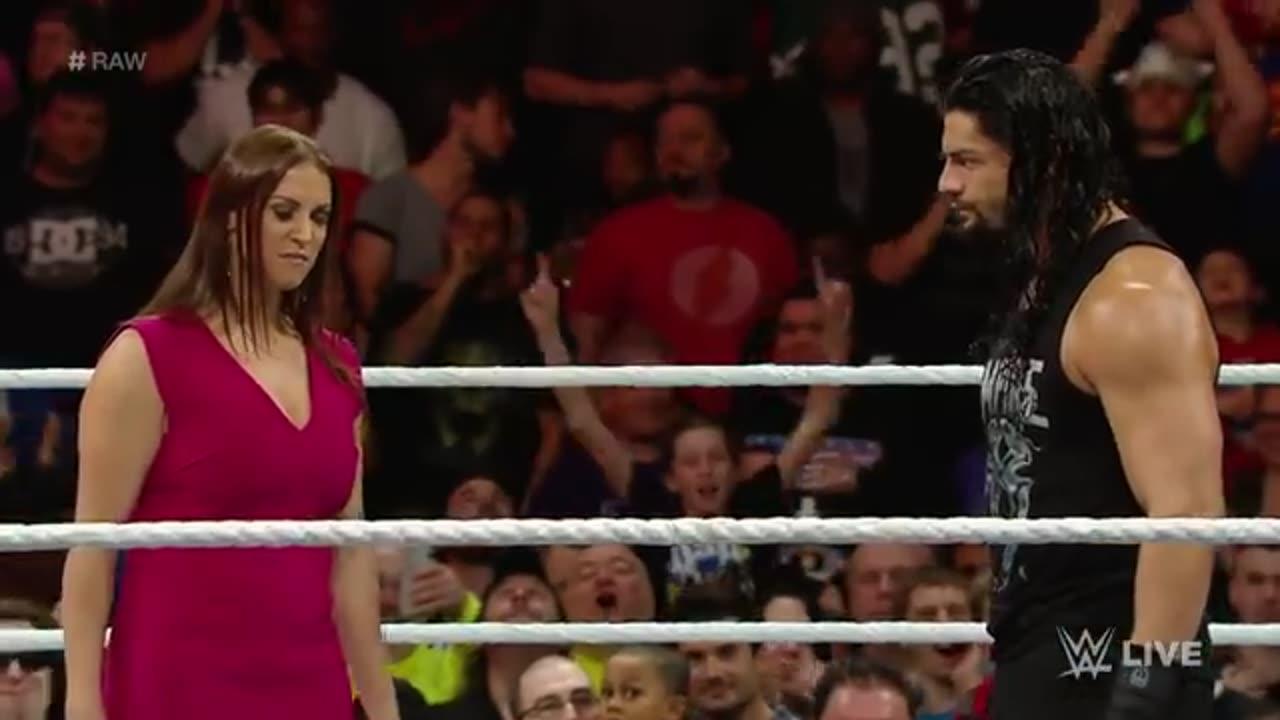 Stephanie McMahon is furious with Roman Reigns: Raw, December 14, 2015