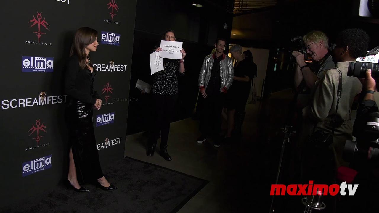 Madeleine McGraw 2023 Screamfest LA's 'Divinity' Opening Night Premiere Red Carpet Arrivals