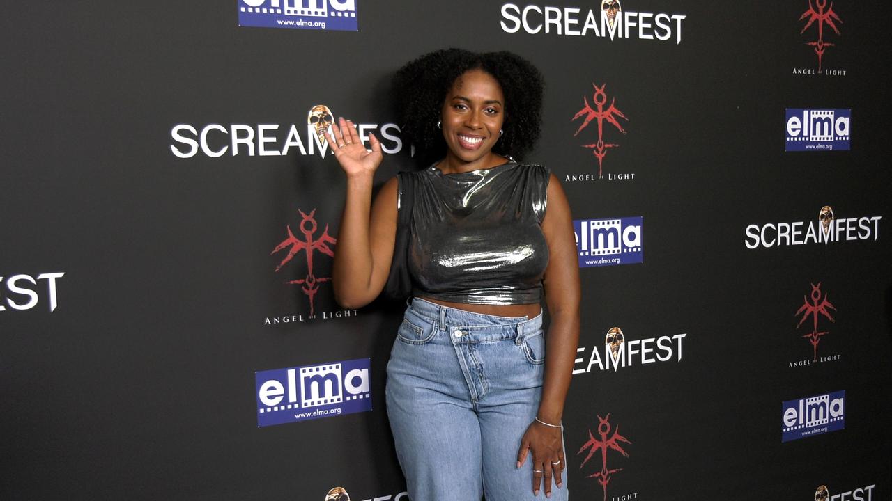 Savannah Ayoade-Greaves 2023 Screamfest LA's 'Divinity' Opening Night Premiere Red Carpet Arrivals