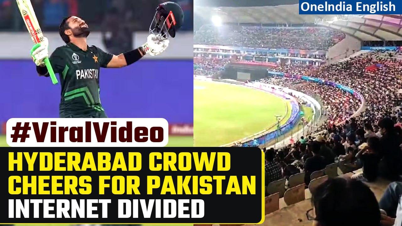 Viral: 'Pakistan Jeetega' chants heard in Hyderabad stadium as Pakistan beats Sri Lanka| Oneindia
