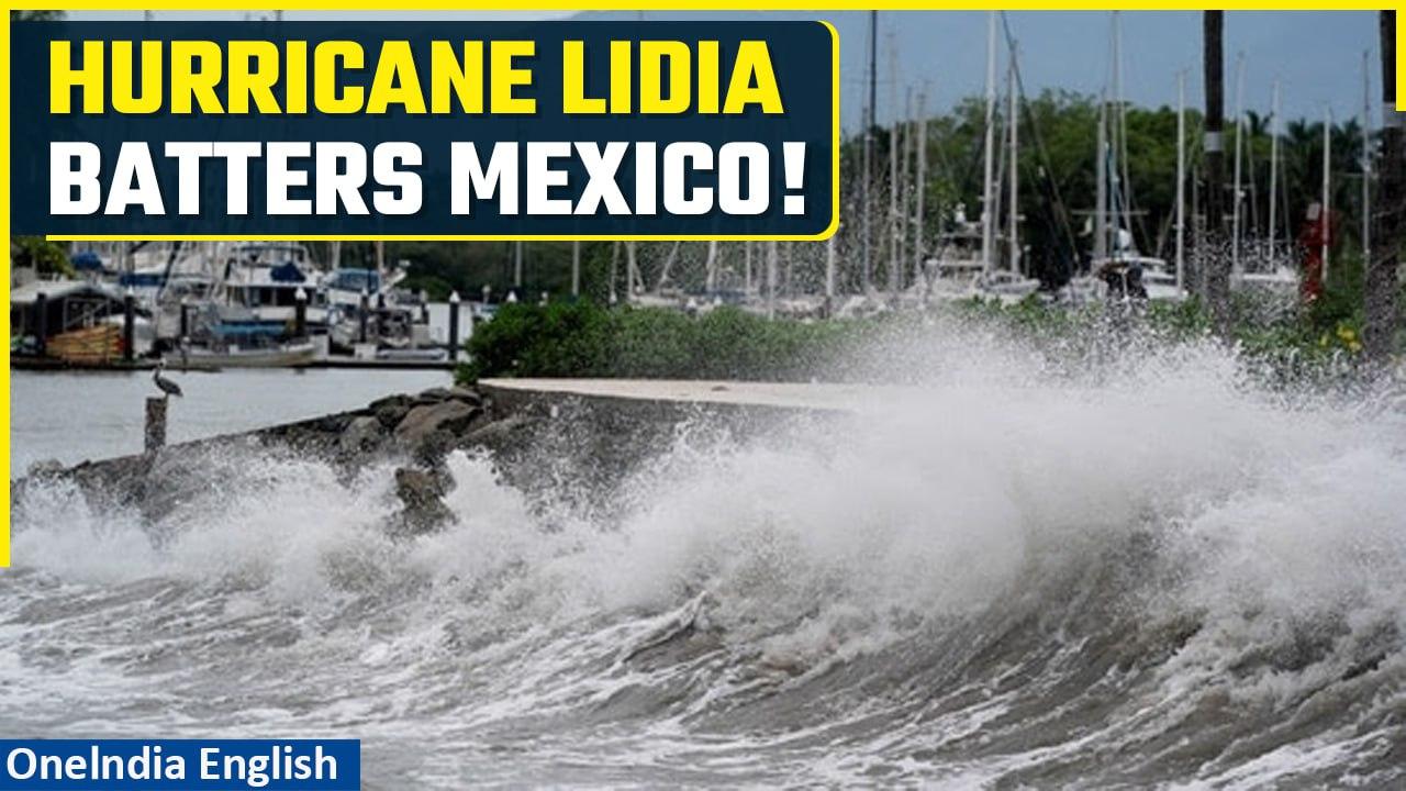Hurricane Lidia: Mexico's Pacific coast witnesses 'extremely dangerous' Category 4 storm | Oneindia