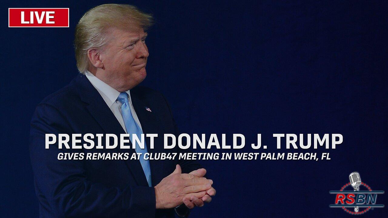 President Donald J. Trump Visits Club 47 in West Palm Beach, FL - 10/11/23