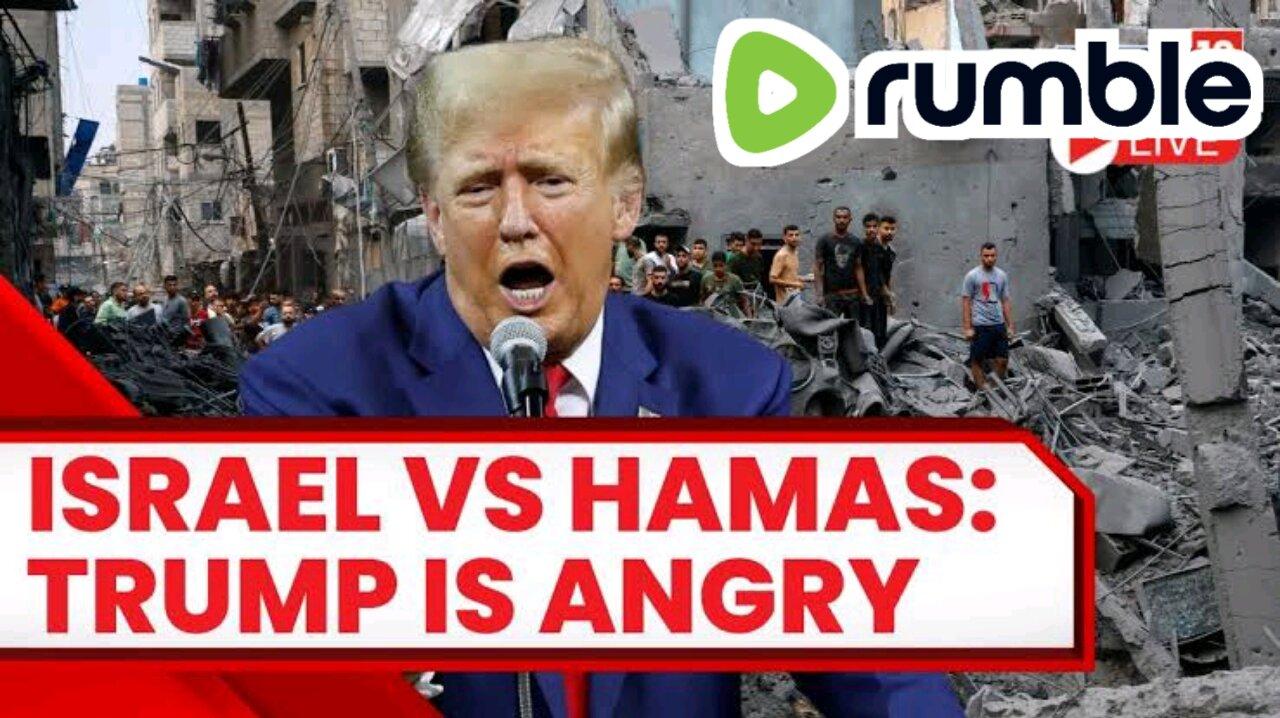 Trump Speech Live | Trump Blames Joe Biden For Israel Hamas Conflict | Donald Trump Live