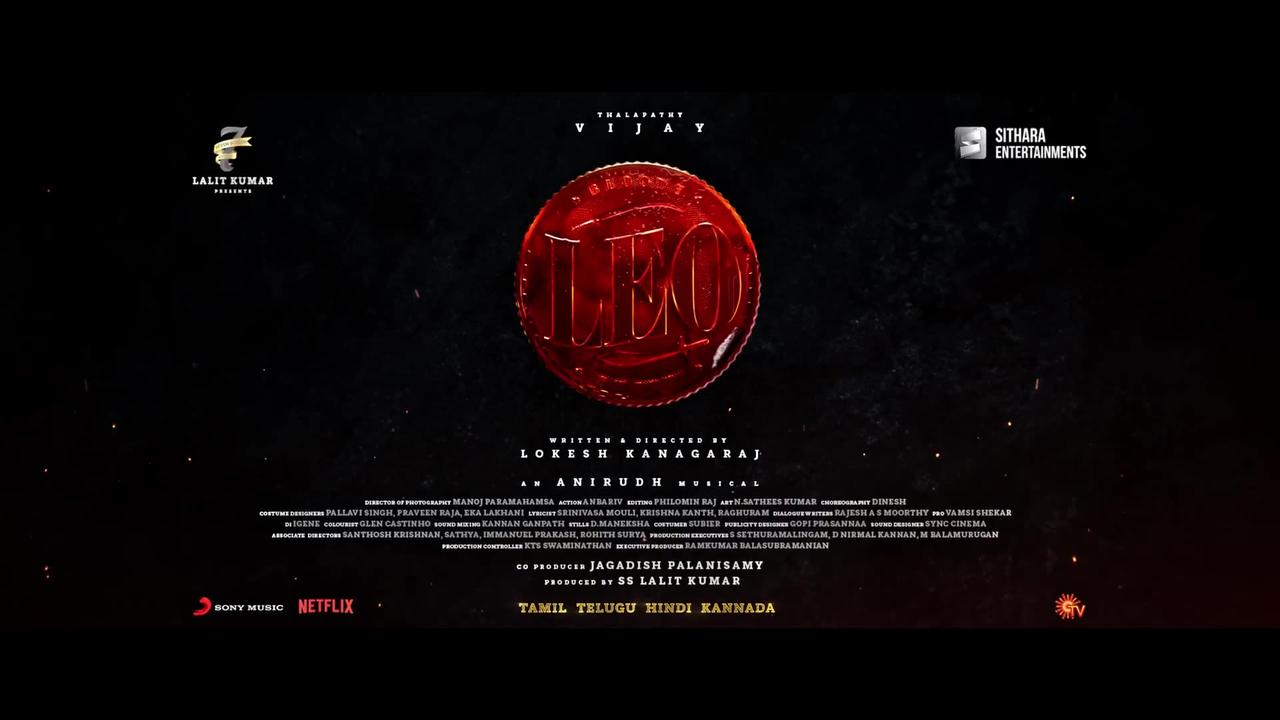 Leo - official trailer(telugu) | Thalapathy Vijay, Trisha
