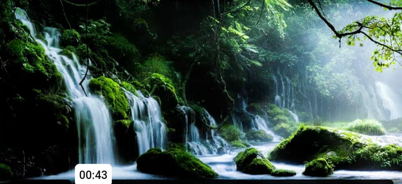 Landscape waterfall amazing beautiful seen you have not seen in the life