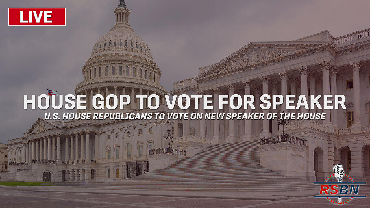 House Republicans Expected to Vote on Speaker of One News Page VIDEO