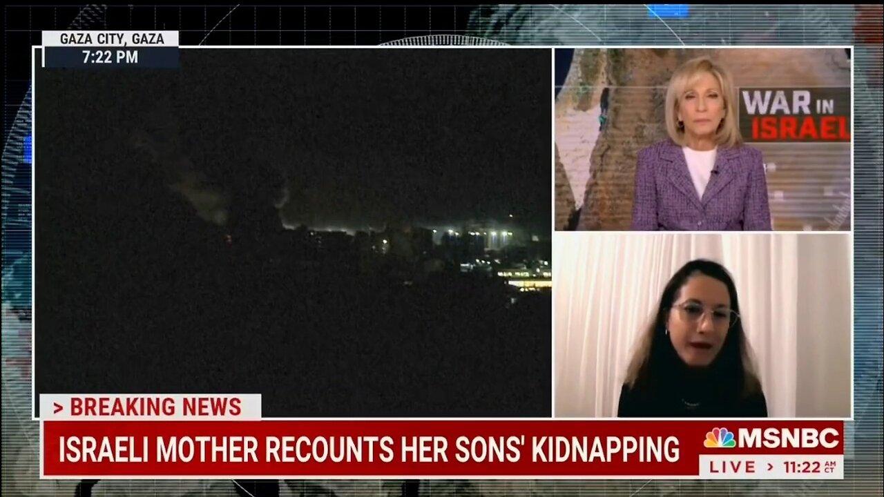 Israeli Mom Whose Children Were Taken by Hamas Terrorists Goes Losed It On Heartless MSNBC Host