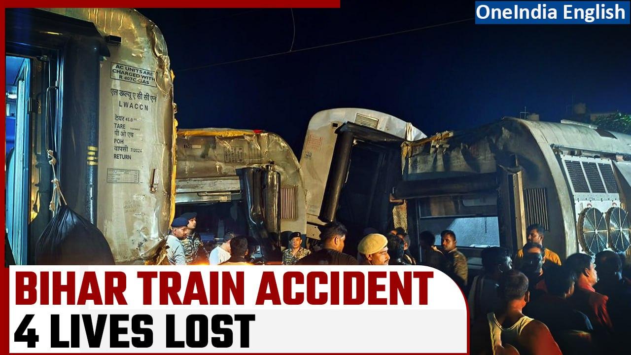 Train derailment | 4 Dead, 80 Injured After North East Express Train Derails In Bihar | Oneindia