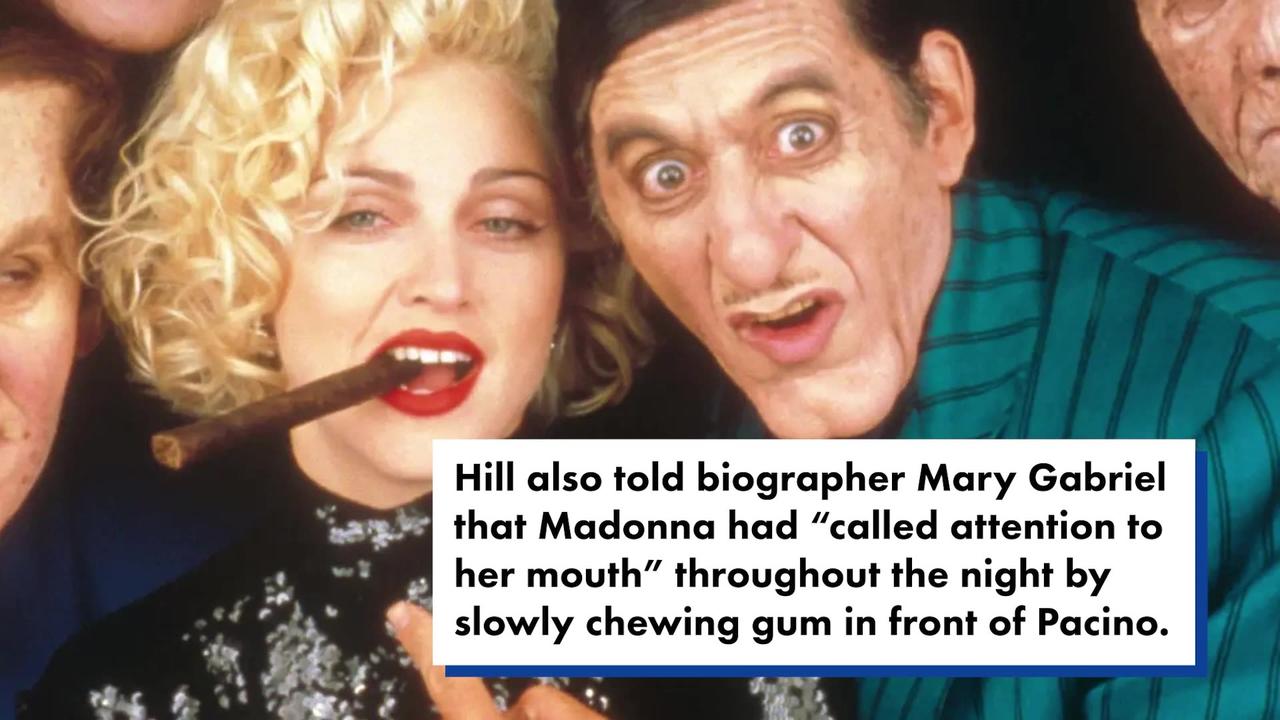 Madonna allegedly stuck her tongue in Al Pacino's ear when they met