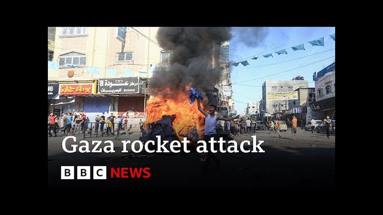 Israel: Palestinian forces launch surprise rocket attack from Gaza -