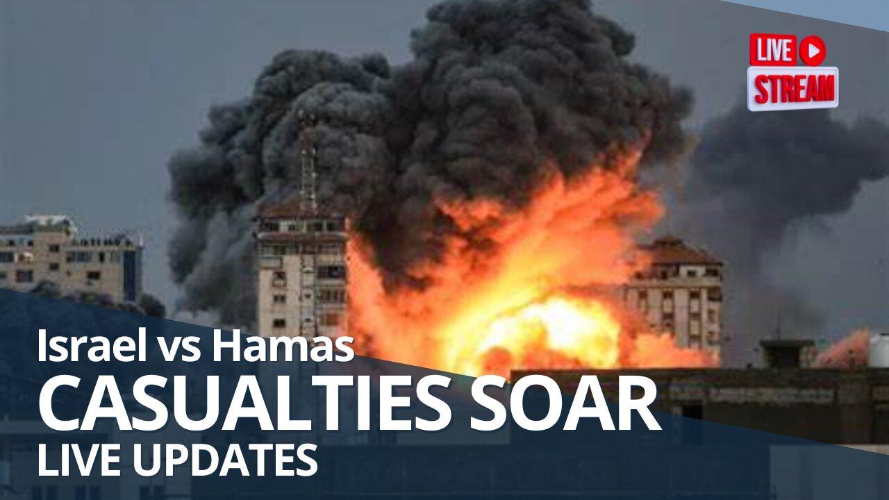 CASUALTIES SOAR in the Israel WAR with Hamas LIVE UPDATES