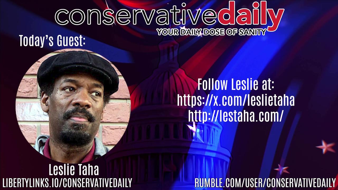 12 October 2023 12PM EST - Joe Oltmann Live with Leslie Taha, Writer and Former Member of Nation of Islam - Manipulation of the 