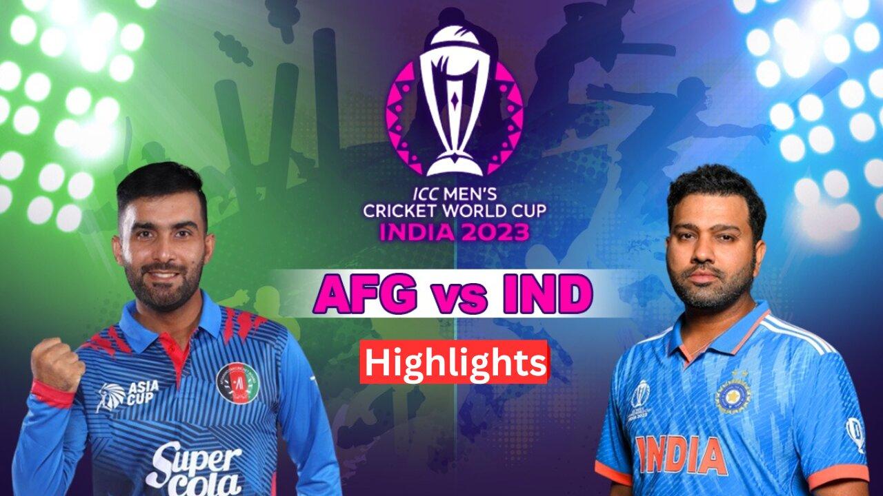 Bumrah, Rohit help India to second successive win - Match Highlights - CWC23