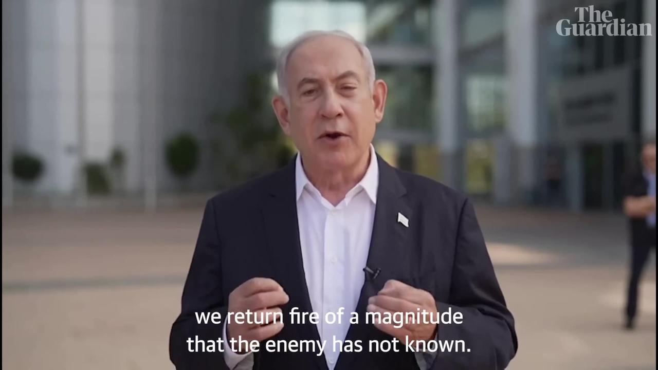 'We are at war'_ Israel's Benjamin Netanyahu makes statement on Hamas attack
