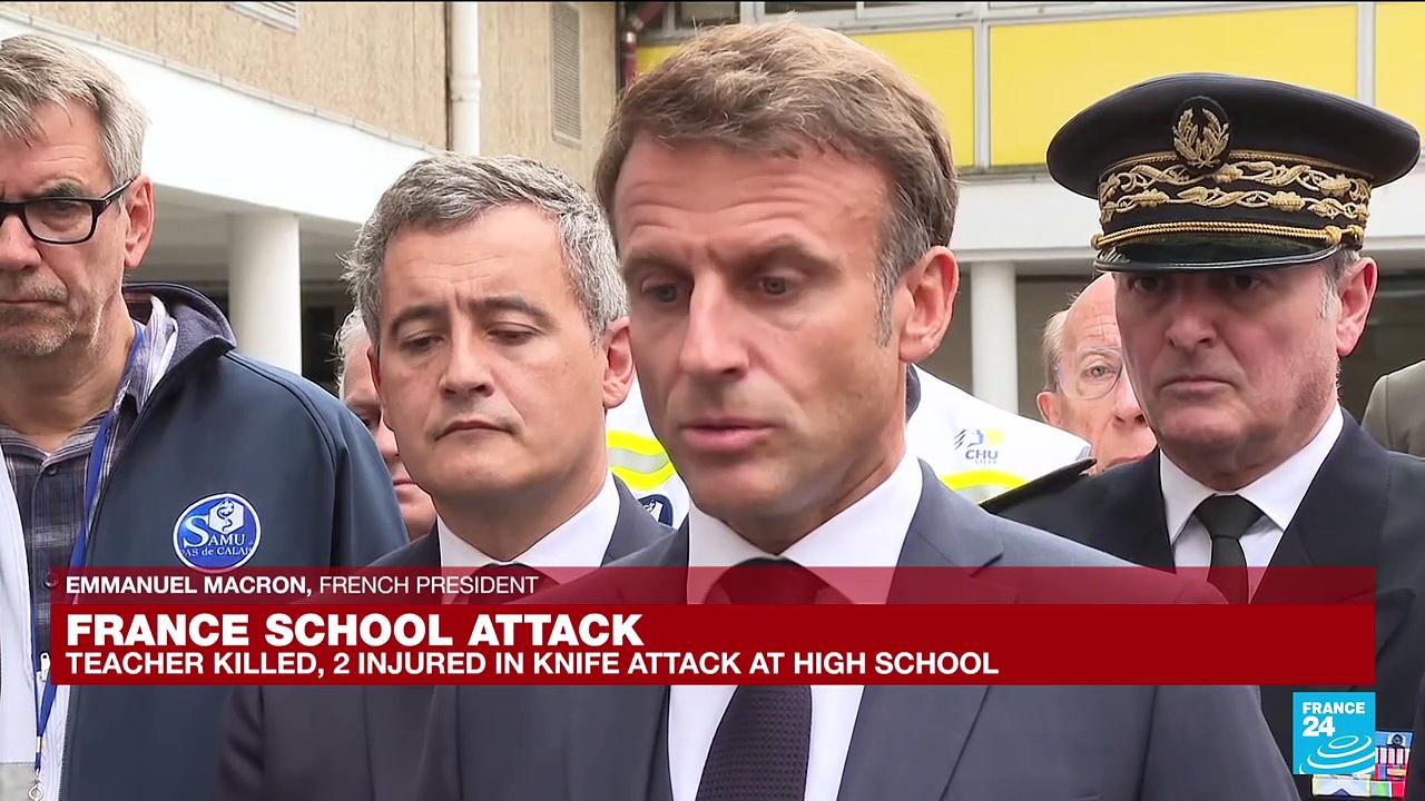 France's Macron says Arras attack was result of barbaric Islamist terrorism, another attack foiled