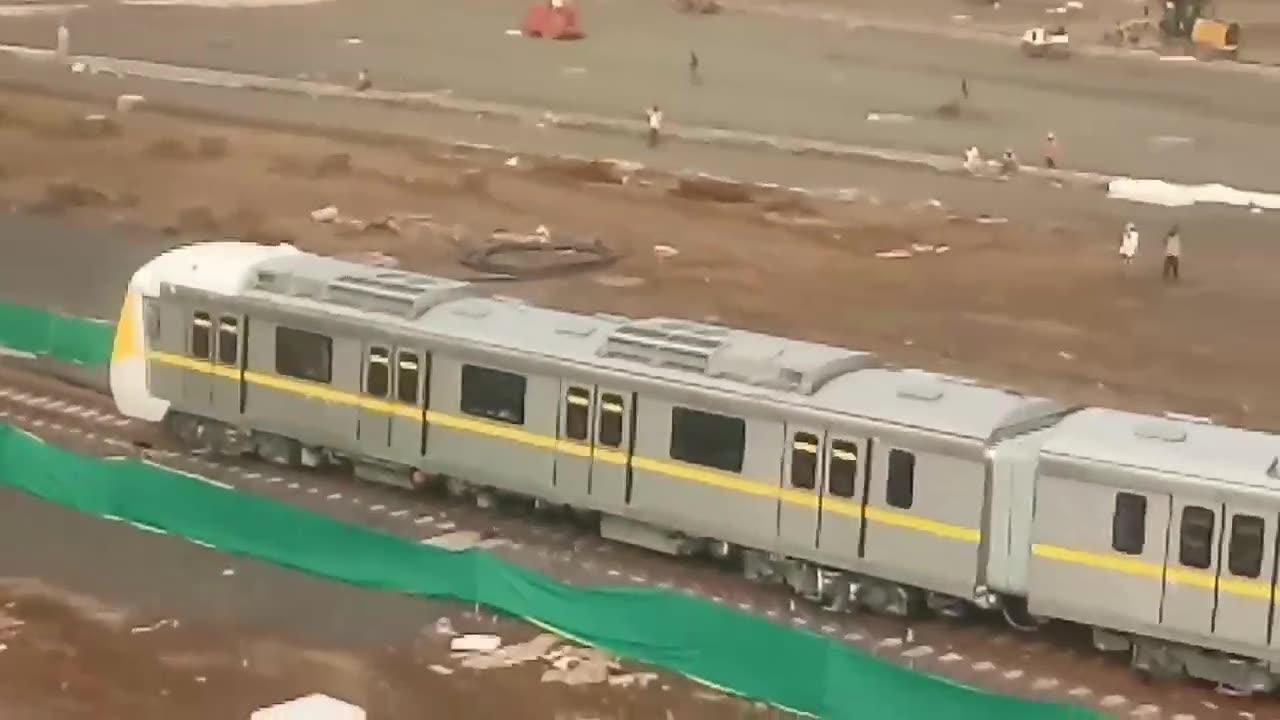Indore Metro Train ka Trial Run | मेट्रो ट्रेन का ट्रायल | Indore Metro
