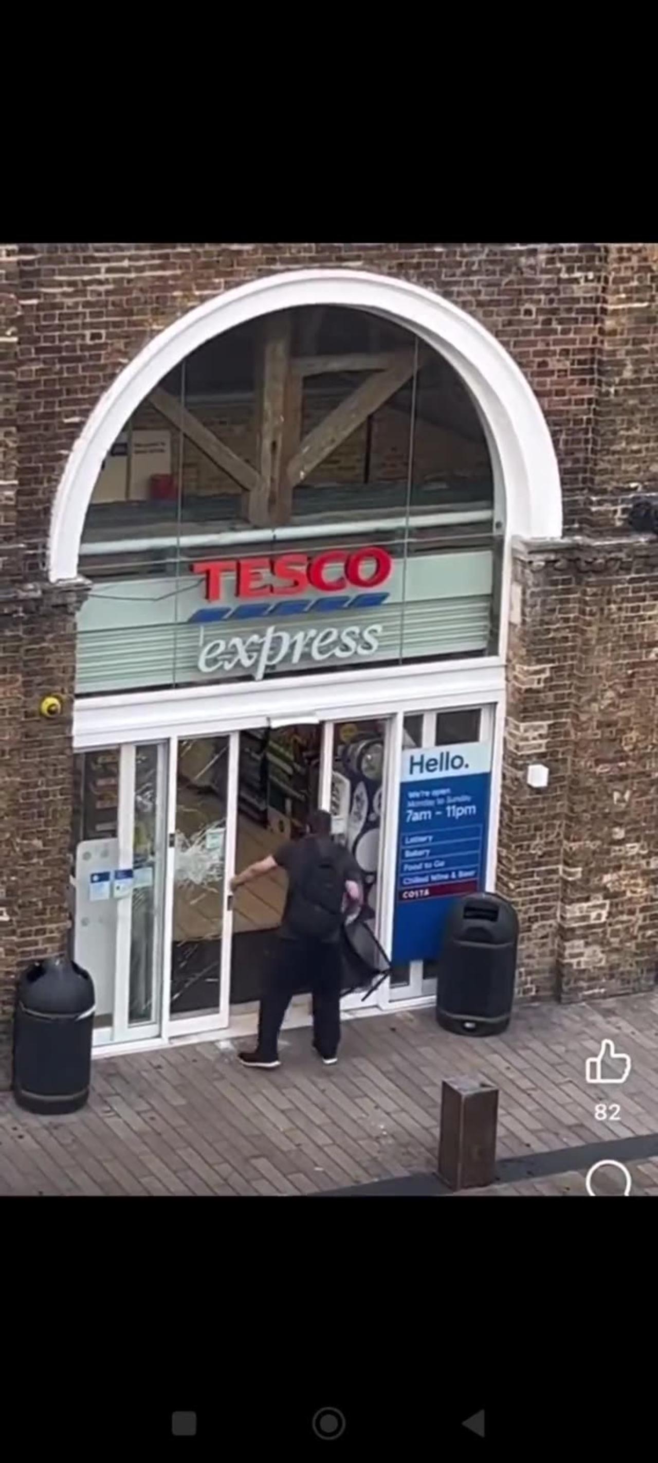 This was at Tesco Express in Woolwich earlier this week