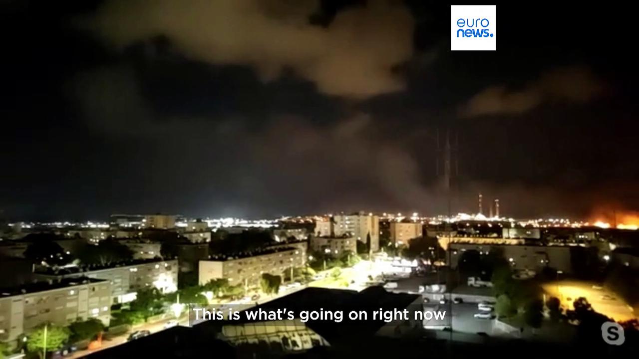 Watch: Israel’s Iron Dome intercepts rockets launched from Gaza