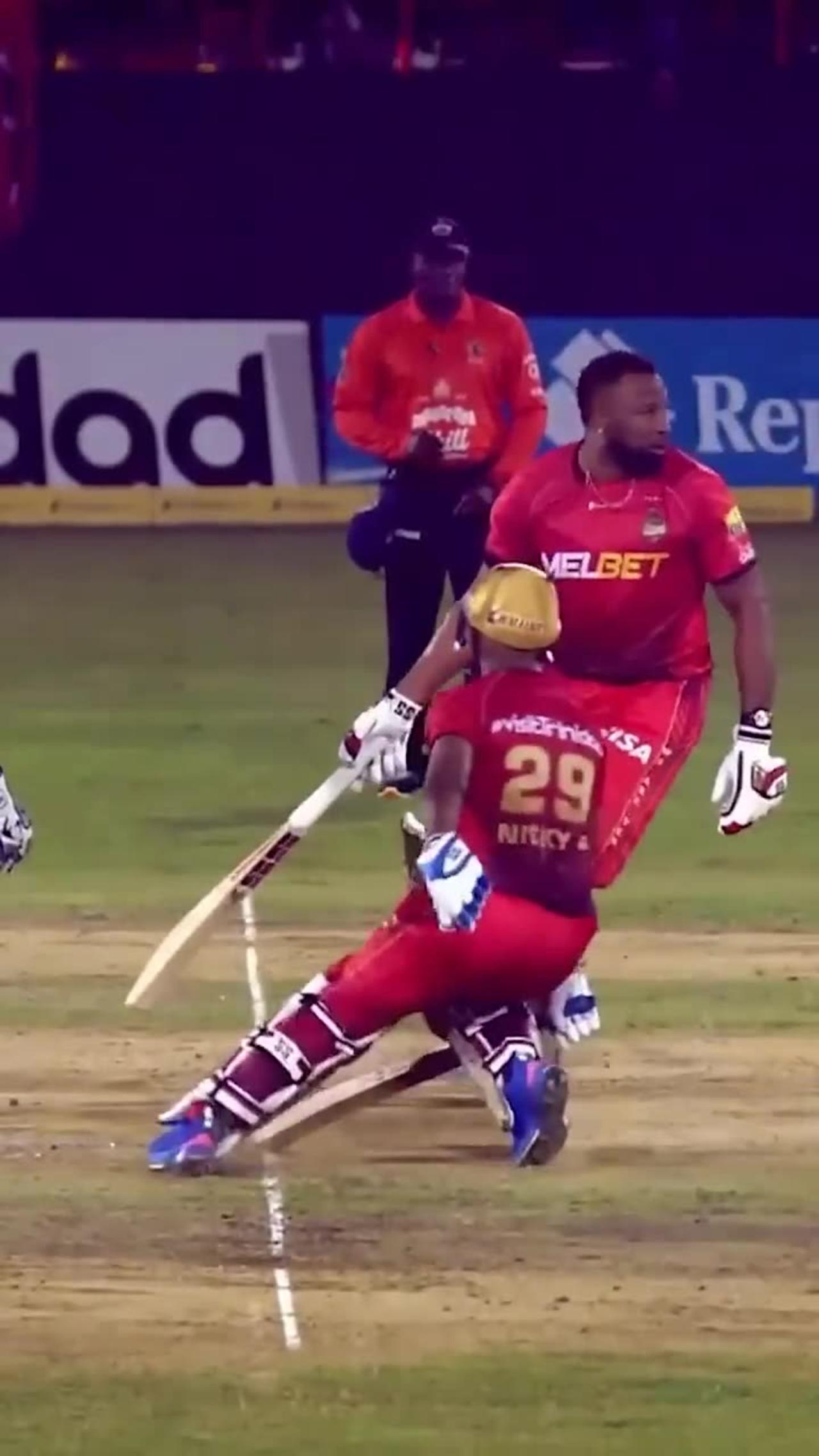 Pollard And Pooran's HORROR Run Out Cricket Highlights Matches Short Video Cricket Lovers