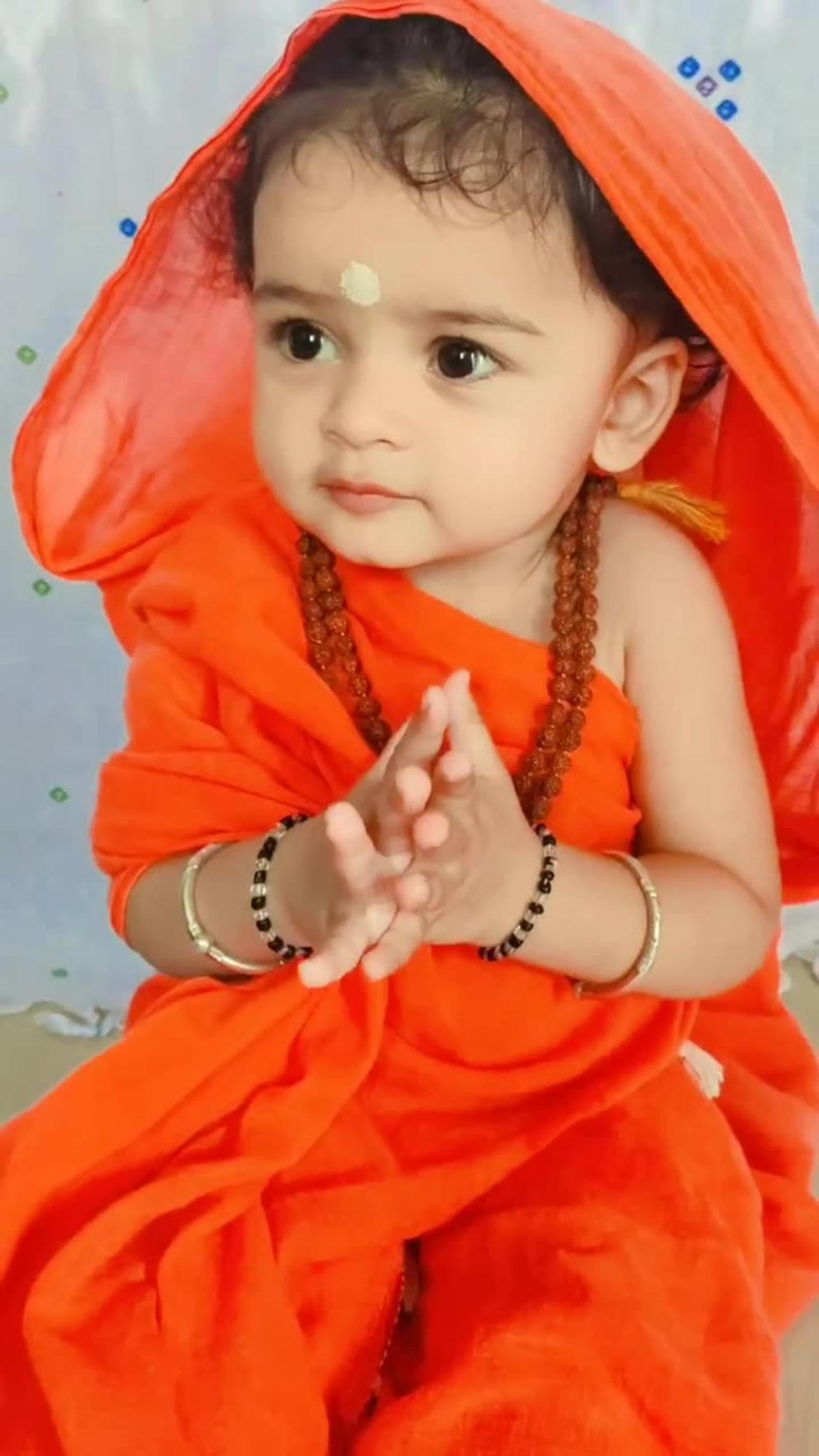 Cute Baby🥰🥰 Baby Girl As Sita Mata 🥰 Cute Baby Girl 🥰
