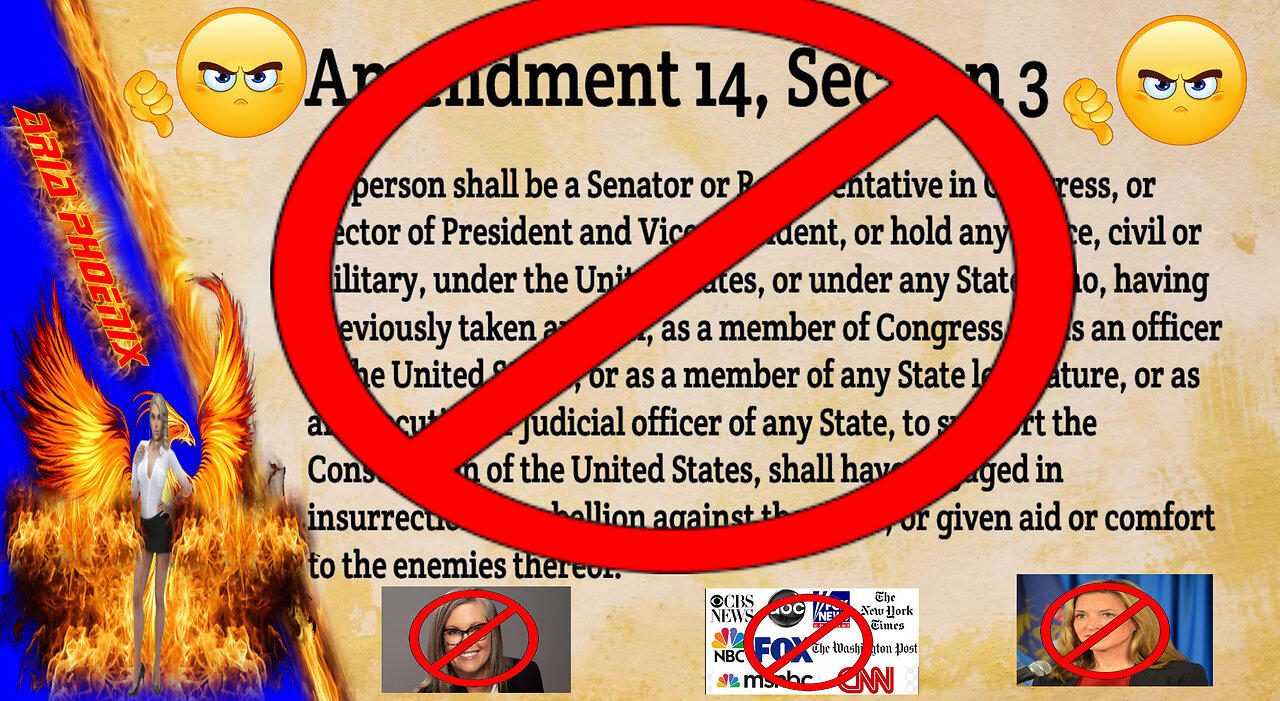 THE 14TH AMENDMENT CANNOT BE USED AGAINST DONALD TRUMP TO KEEP HIM OFF THE BALLOT!!
