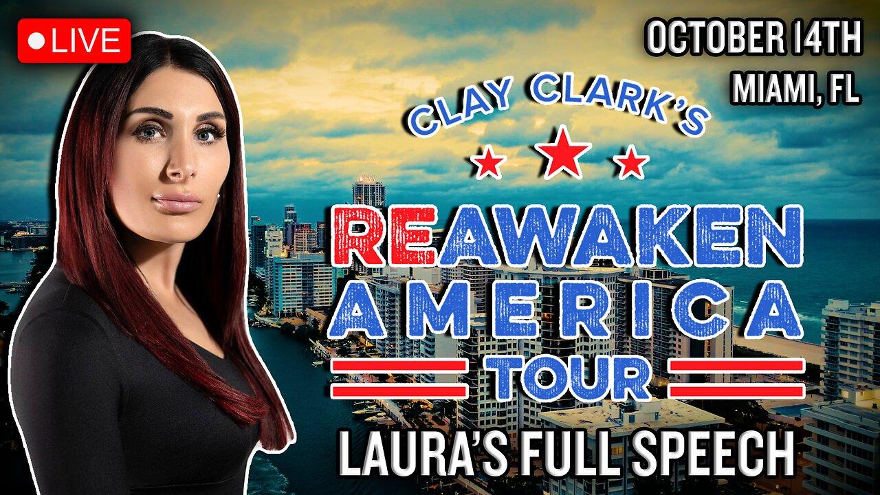 Laura Loomer Speaks at ReAwaken Tour in Miami