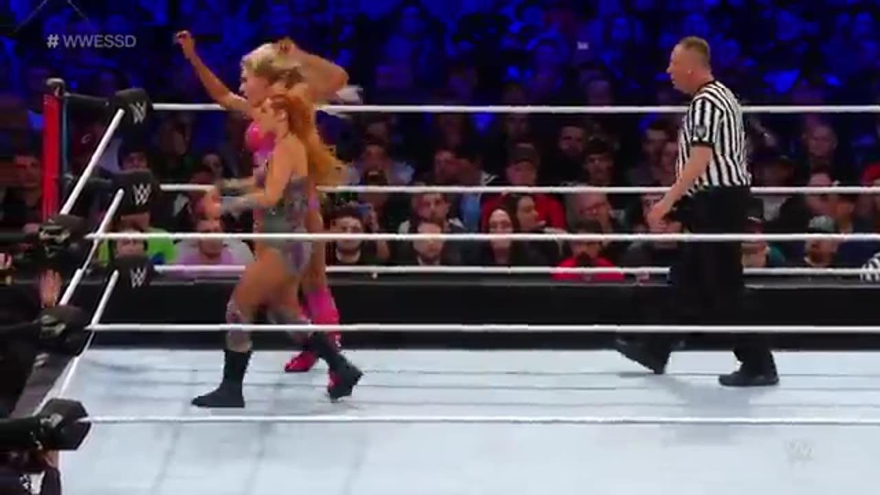 FULL MATCH — Lynch vs. Flair — SmackDown Women's Title Match: WWE Super Show-Down 2018
