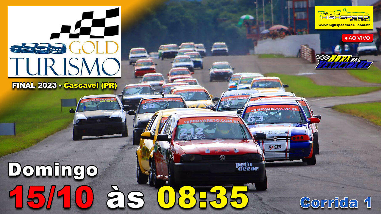 🔴 GOLD TURISMO | Corrida 1 | FINAL 2023 | Cascavel (PR) | Ao Vivo