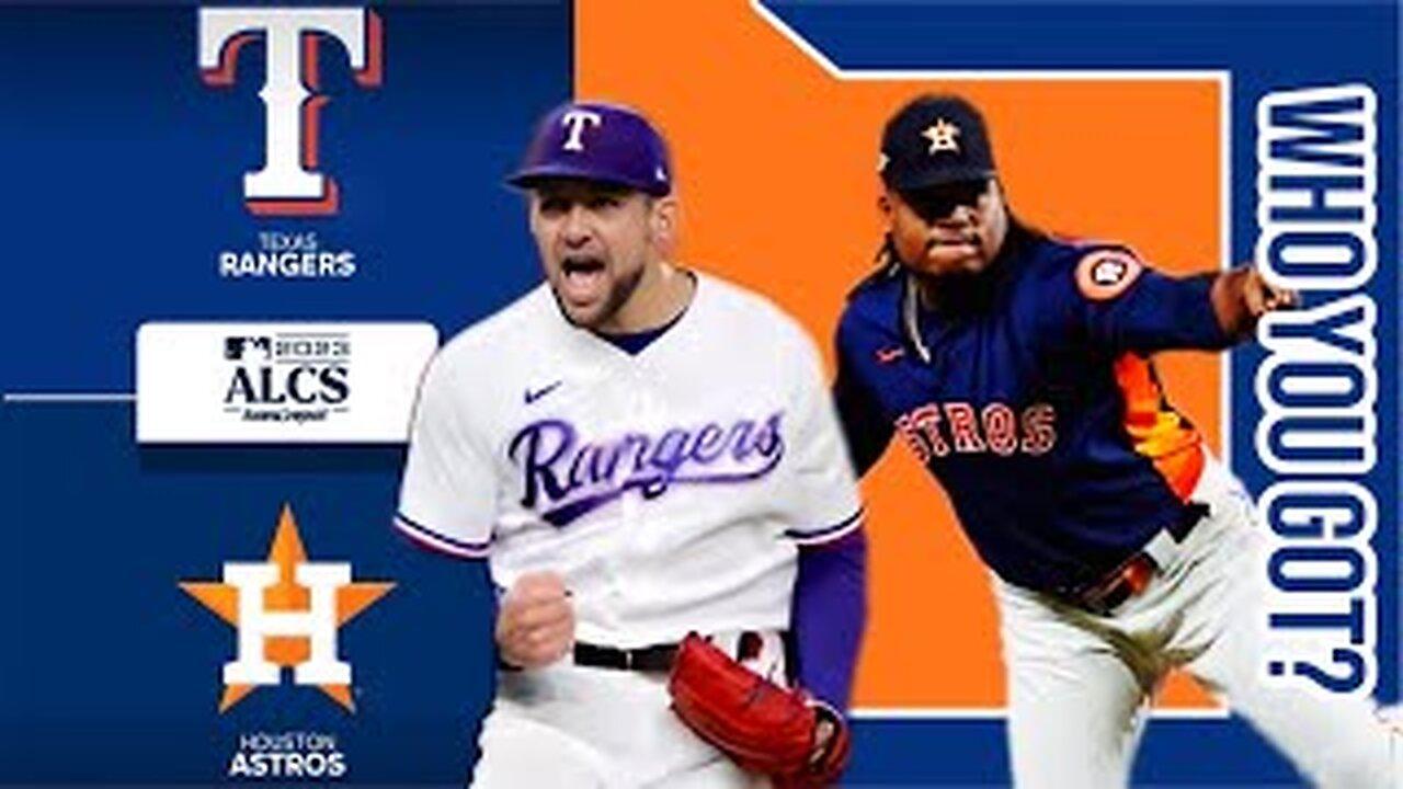 Texas Rangers vs Houston Astros Game 1 Live One News Page VIDEO