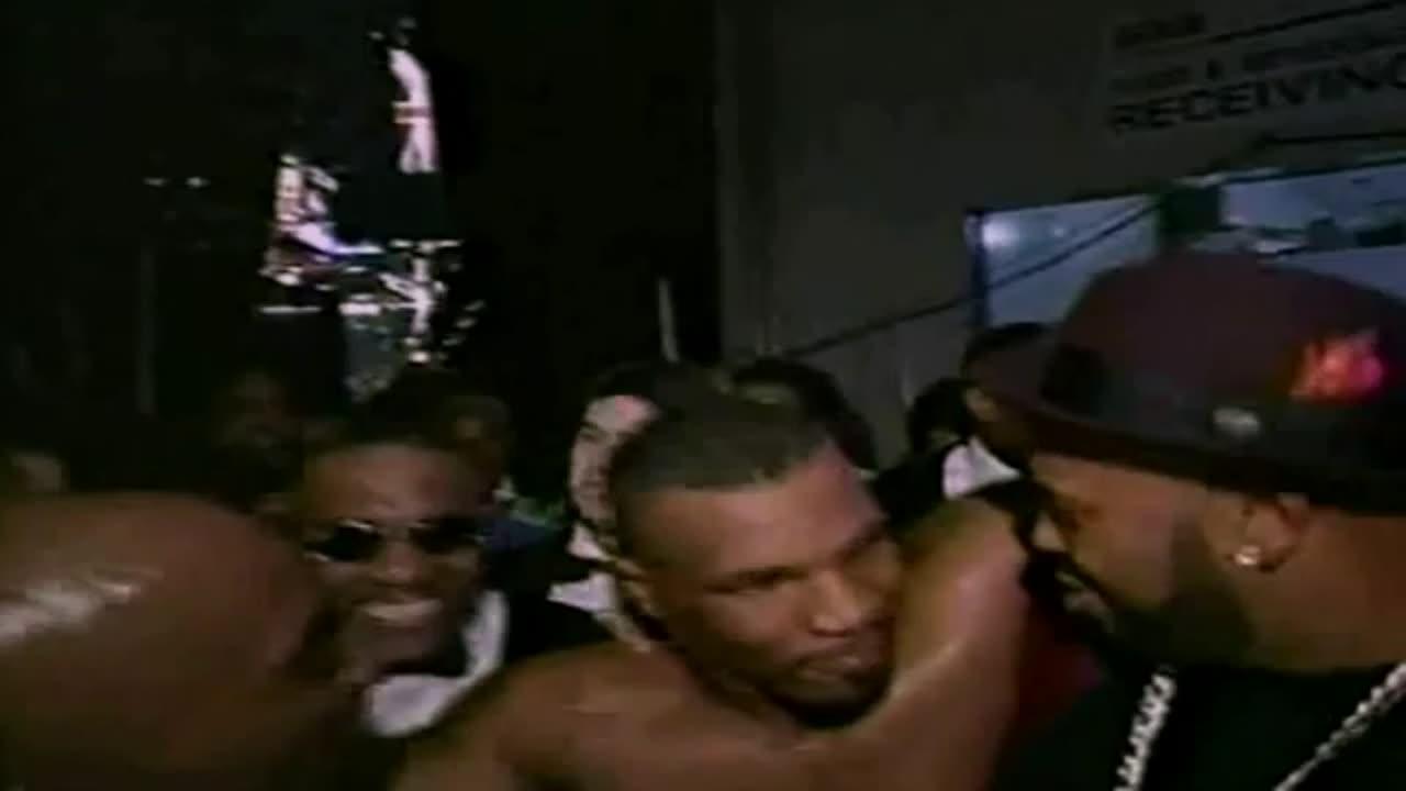 Tupac and Suge Knight after Tyson fight 1996