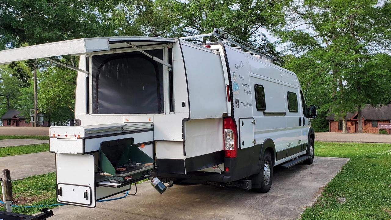 Project Omnia - Custom Conversion Van with 2 Slide Outs and a Full Bath