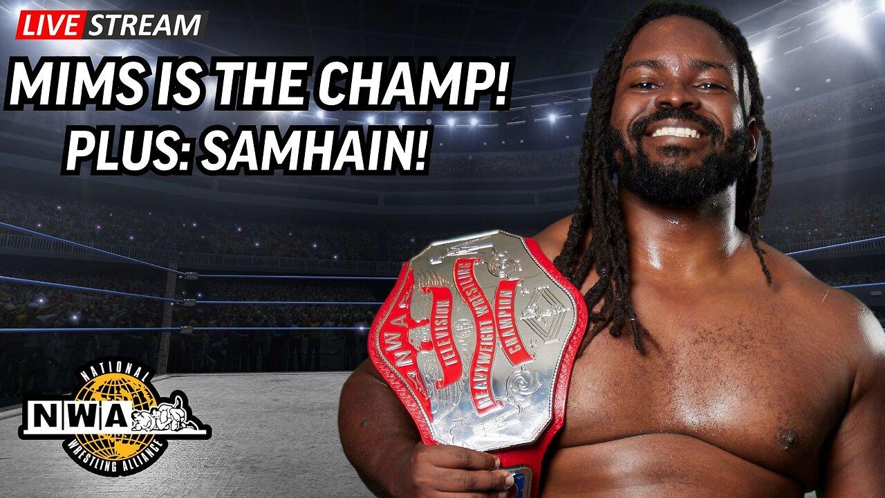 NWA LIVESTREAM October 16th 2023 | SPECIAL GUEST: World Television Champion Mims!