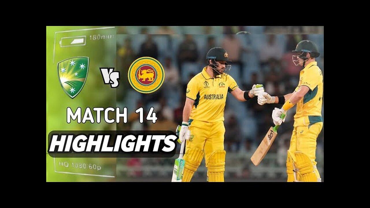 Australia vs srilanka today full match highlights / Cricket world cup 2023