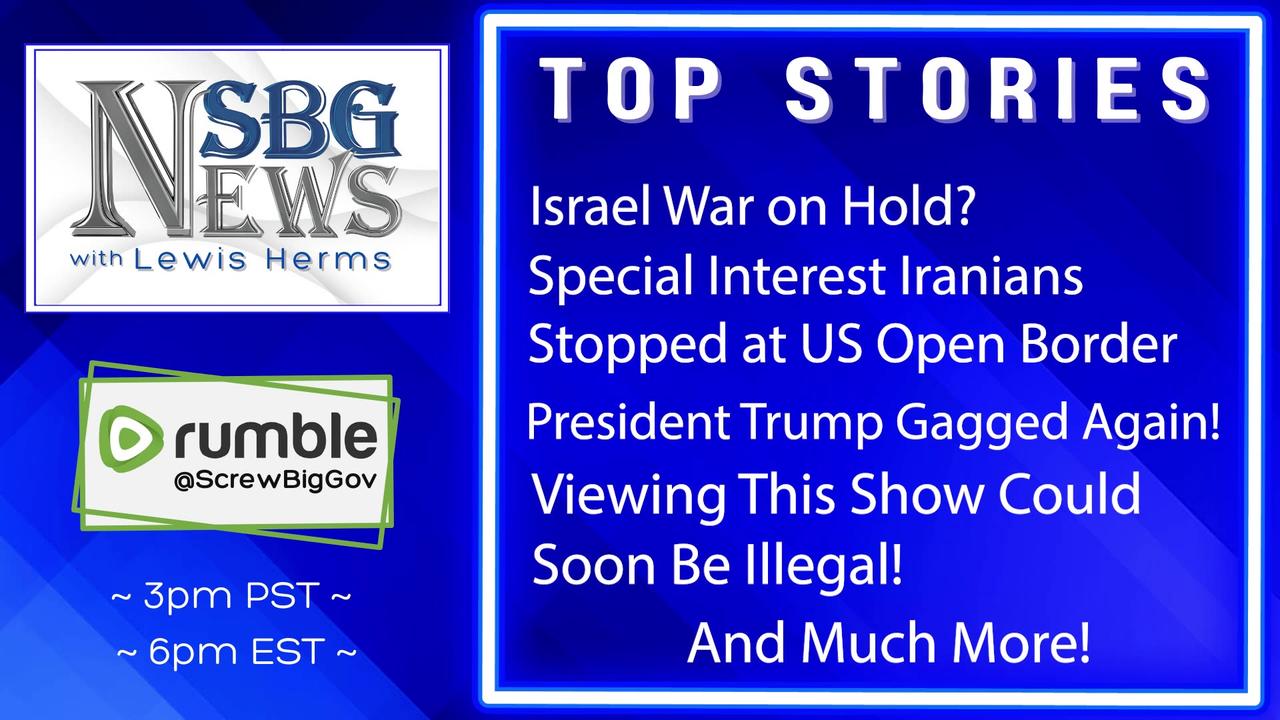 Viewing Alternative Media a Crime? Trump Gagged Again! Israeli War On Hold? Jim Jordan as Speaker?