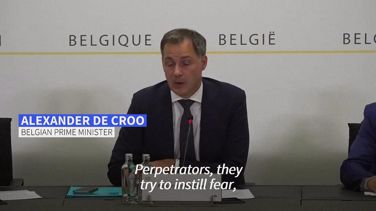 Belgium PM vows 'terrorism will never defeat us' after deadly attack