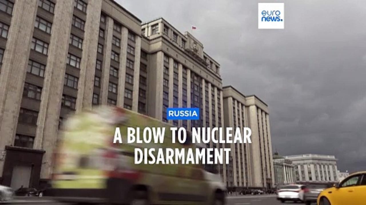 Russian Duma moves to revoke ratification of nuclear test ban treaty