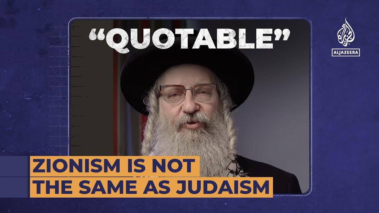 Zionism is not the same as Judaism _ Quotable