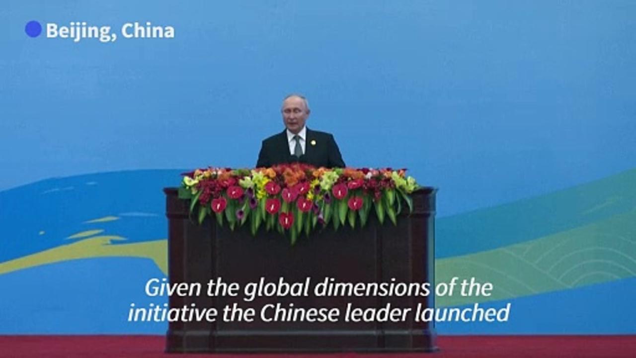 Putin praises China's Belt and Road 'success story'