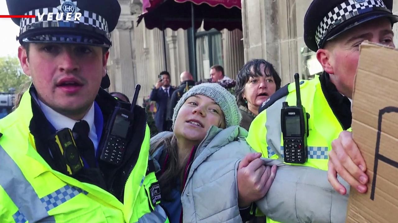 Climate Activist Greta Thunberg Detained by London Police at Oil Protest