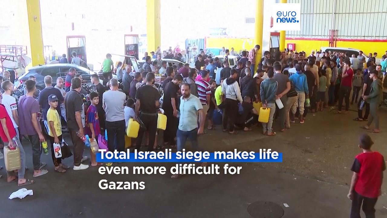 Palestinian residents in Gaza face life without essentials