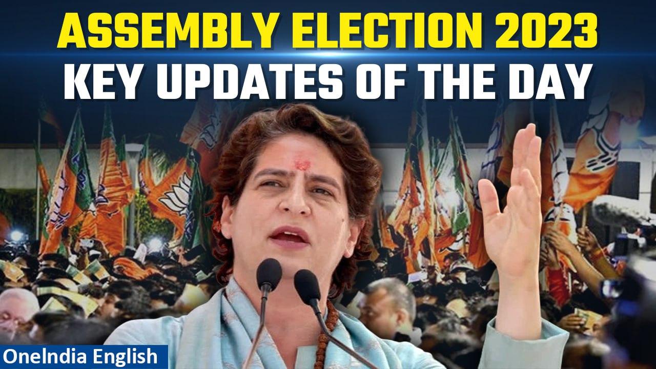 Election 2023: BJP releases candidates list in Mizoram; Priyanka Gandhi in Telangana | Oneindia News
